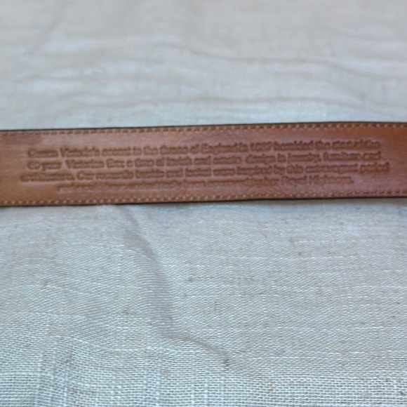 Brighton Brand Museum Collection Black Leather Belt - Picture 3 of 9
